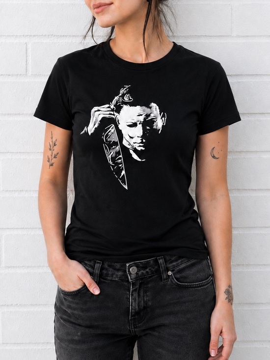 Anvil Tops - Michael Myers Halloween Tee XS Horror Movie Graphic Shirt Goth Halloweencore